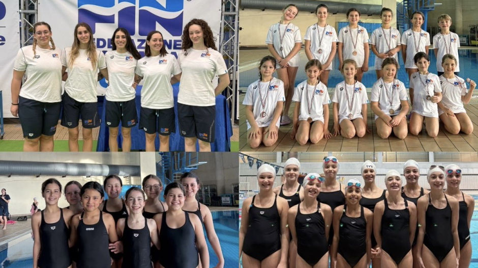 Libertas Nuoto, risultati positivi per le sincronette in gare nazionali e regionali 